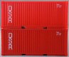 Set of 2 20' Containers "DSR"